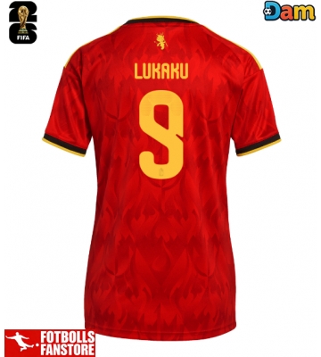 Belgien Romelu Lukaku #9 Hemmatröja Dam VM 2026 Kortärmad